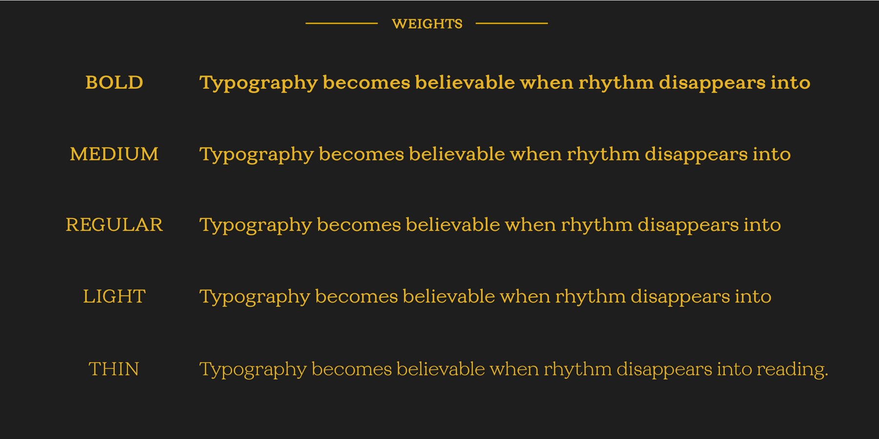 Weights Weights