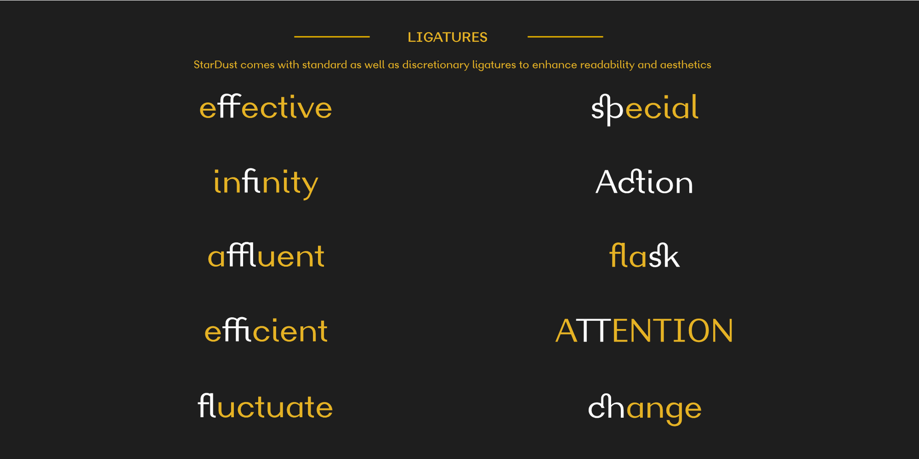 Ligatures Ligatures